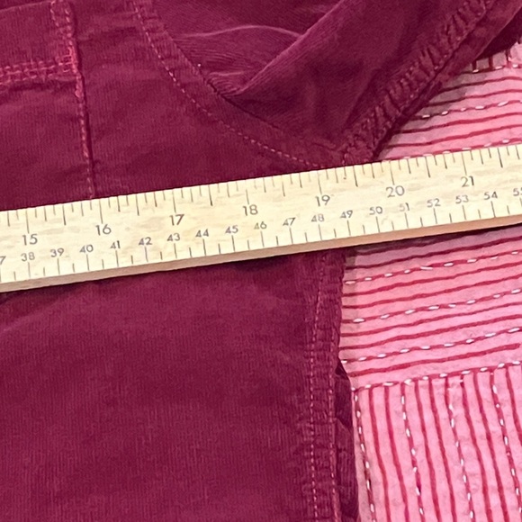 Tommy Hilfiger men’s size XS burgundy red Corduroy Shirt - Picture 14 of 15